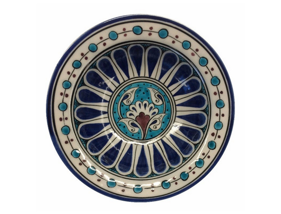 Iznik Flower Pattern Plate 18 cm